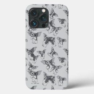 Funda Para iPhone 13 Pro Gizmo   Patrón blanco y negro