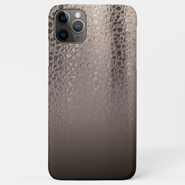 Funda De Case-Mate Para iPhone Glam abstracto moderno plateado rosa sonrosado dor (Reverso)