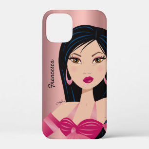 title_seo2 Glam Chica Sassy Attitude Chica asiático Rosa oro