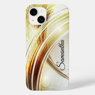 Funda Para iPhone 14 De Case-Mate Glam Funda-Mate personalizado con aspecto Metaliza