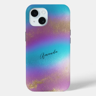 Funda Para iPhone 15 Glam iris irlandés