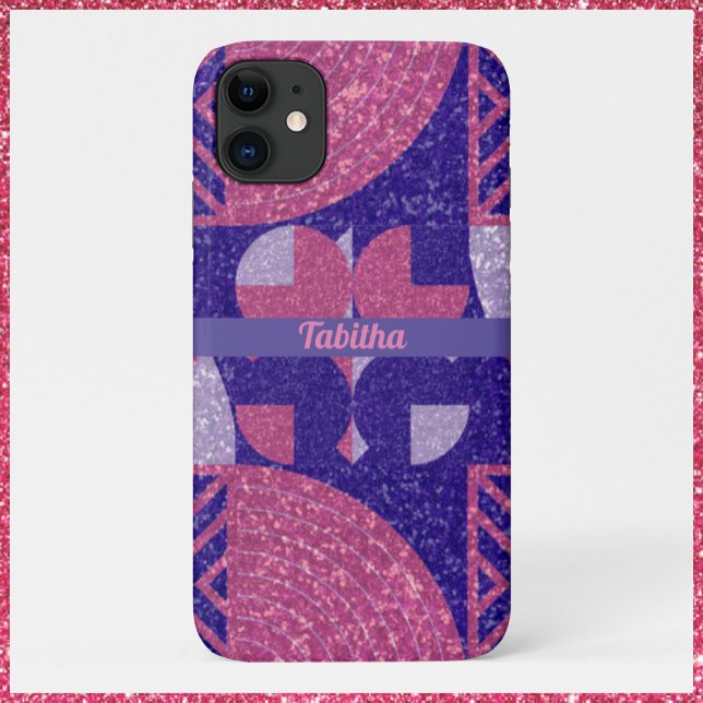 Funda De Case-Mate Para iPhone Glam Pink y Purple Geométrico (Subido por el creador)