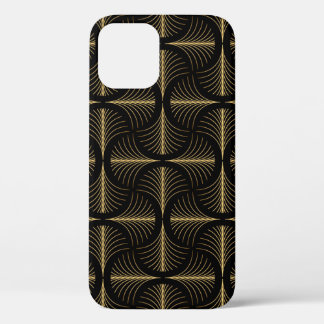 Funda Para iPhone 12 Glamour art déco: motivos dorados