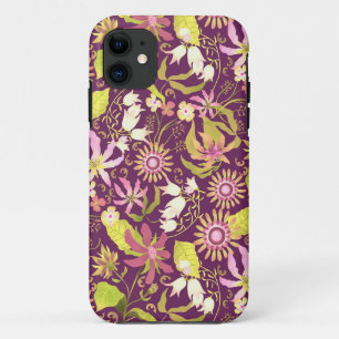 Funda Para iPhone 11 Glamour Floral Brown