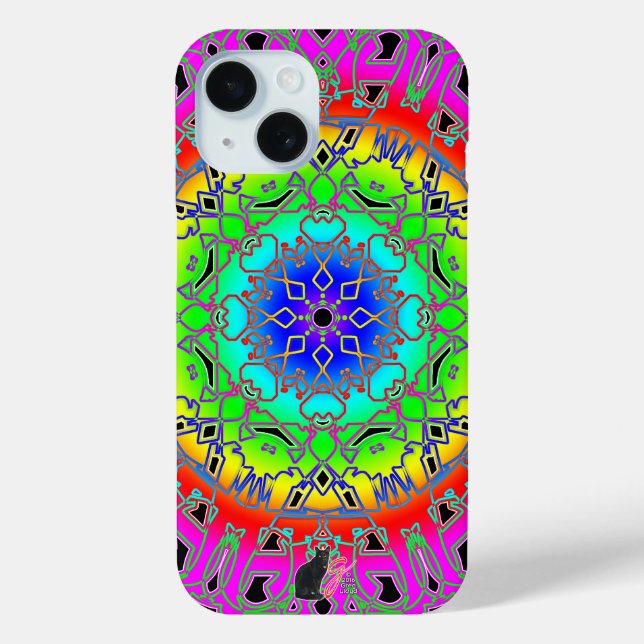 Funda De Case-Mate Para iPhone Glifo de Espectros Fuertes (Reverso )