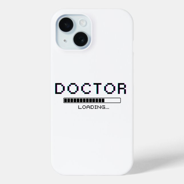 Funda De Case-Mate Para iPhone Glitch Pixel Doctor Loading Humor (Reverso )