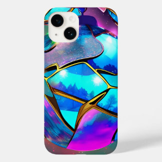 Funda Para iPhone 14 De Case-Mate Globe irlandescente espacial