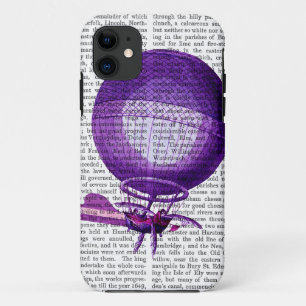 Funda Para iPhone 11 Globo de aire caliente Blanchards Hydrogen (púrpu