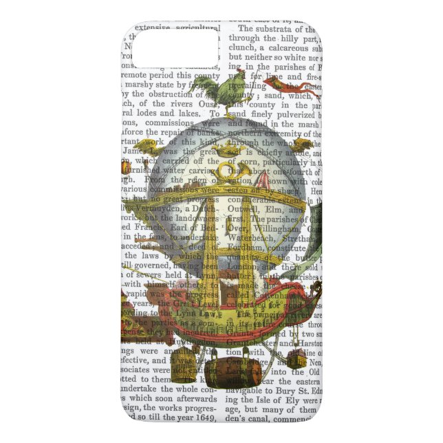 Funda De Case-Mate Para iPhone Globo de aire caliente minerve (Reverso)