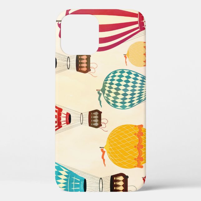 Funda De Case-Mate Para iPhone Globo de aire: diseño de patrones lúdicos. (Reverso )