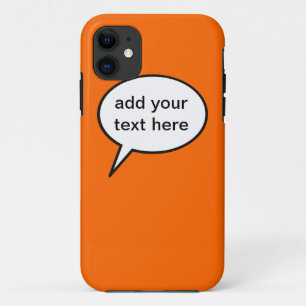 Funda Para iPhone 11 globo de voz de personalizado de personalizable