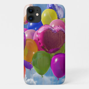 Funda Para iPhone 11 Globos arcoiris en las nubes