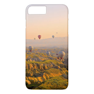 Funda Para iPhone 8 Plus/7 Plus Globos de aire caliente sobre un bello territorio