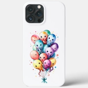 Funda Para iPhone 13 Pro Max Globos Octopus