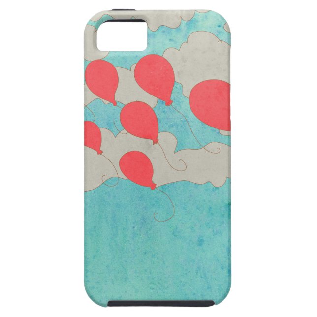 Funda De Case-Mate Para iPhone Globos rojos (Atrás)