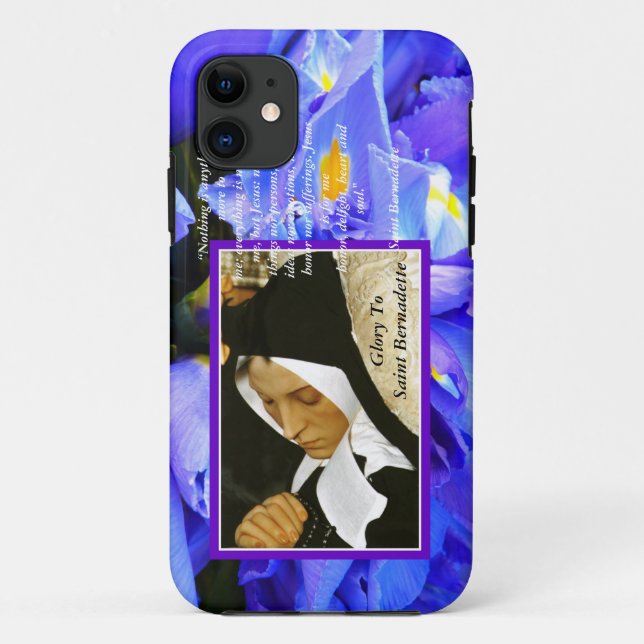 Funda De Case-Mate Para iPhone Gloria A San Bernadette (Reverso)