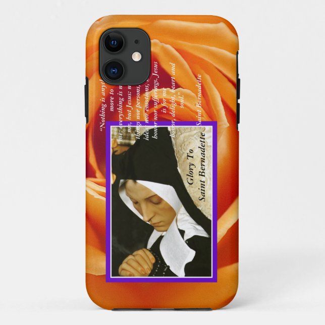 Funda De Case-Mate Para iPhone Gloria A San Bernadette (Reverso)