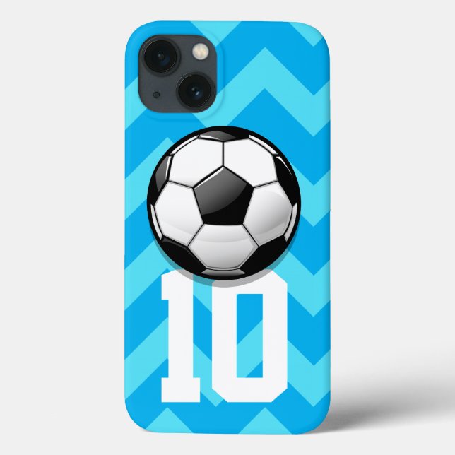 Funda De Case-Mate Para iPhone Glossy Soccer Ball (Reverso)