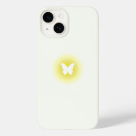 Funda Para iPhone 14 De Case-Mate Glowing Butterfly Pastel