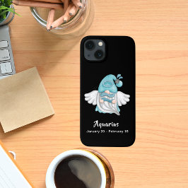 Funda Para iPhone 15 Mini Gnome Aquarius Astrology Rótulo Angel