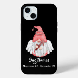 Funda Para iPhone 15 Mini Gnome Sagittarius Astrology Rótulo Angel