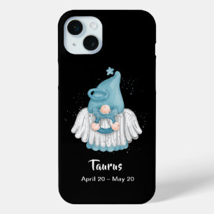 Funda Para iPhone 15 Mini Gnome Taurus Astrology Rótulo Angel
