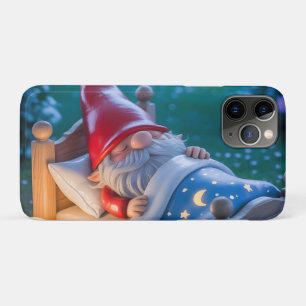 Funda Para iPhone 11 Pro Gnomo durmiente en jardín nocturno