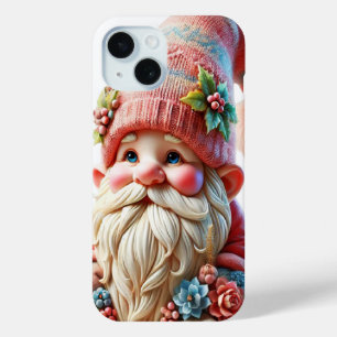 Funda Para iPhone 15 Gnomo florecer