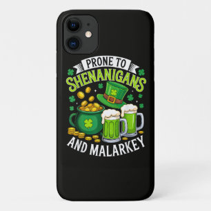 Funda Para iPhone 11 Gnomo Irlandés del Día de San Patricio Propenso a