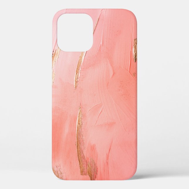 Funda De Case-Mate Para iPhone Gold Peach Elegant (Reverso )