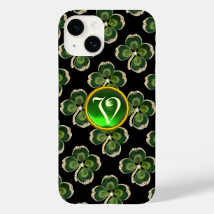 Funda Para iPhone 14 De Case-Mate Gold Saint Patrick Shamrock Jewel con Perlas
