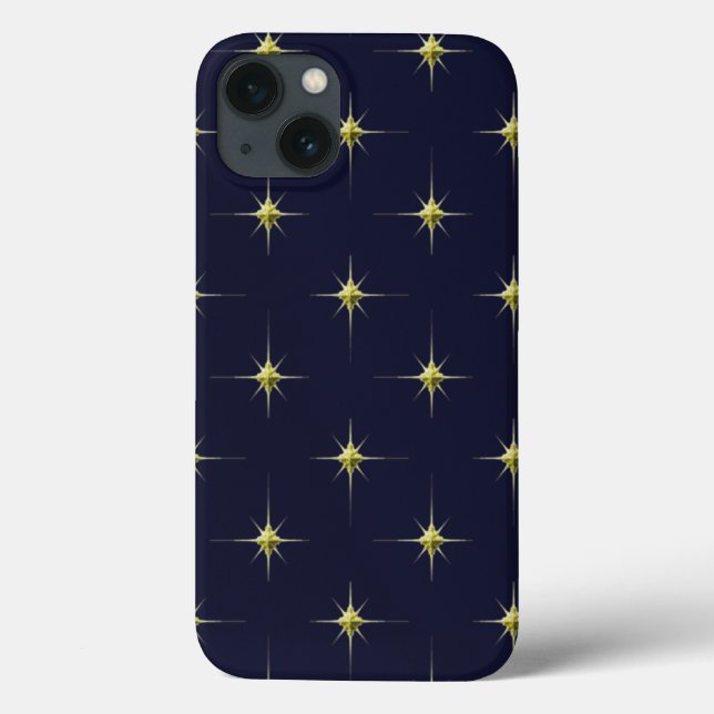 Funda De Case-Mate Para iPhone Gold Shining Night Stars I-Phone Case (Reverso)