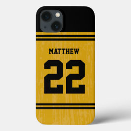 title_seo2 Gold Sport Jersey Número de iPhone 6