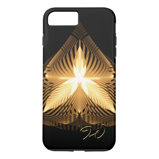 Funda De Case-Mate Para iPhone Golden Flourish 1 (Reverso)
