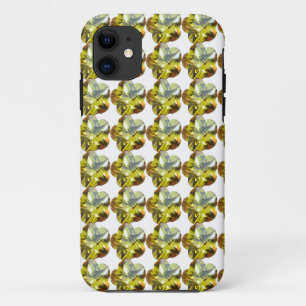 Funda Para iPhone 11 Golden Glow - Diseño de la flor de piedra amarilla