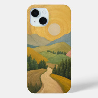 Funda Para iPhone 15 Golden Horizon Trail