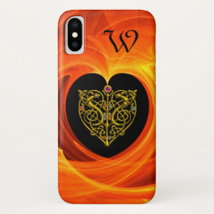 title_seo2 GOLDEN LEAF, CELTIC KNOTS naranja negro amarillo