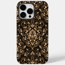 Funda Para iPhone 14 Pro Max De Case-Mate Golden Luxury Damask
