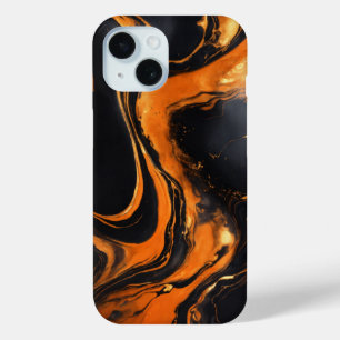 Funda Para iPhone 15 Golden Marble Luxe