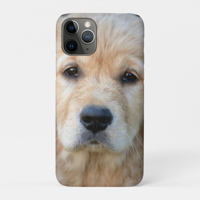 Funda De Case-Mate Para iPhone Golden Retriever Puppy (Reverso)