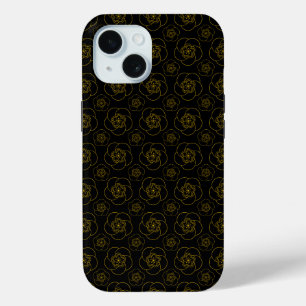Funda Para iPhone 15 Golden Sakura: Un tributo a la elegancia japonesa