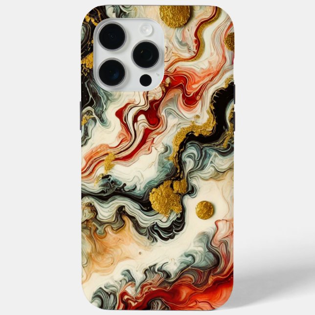 Funda De Case-Mate Para iPhone Goldene Flüsse  (Reverso )