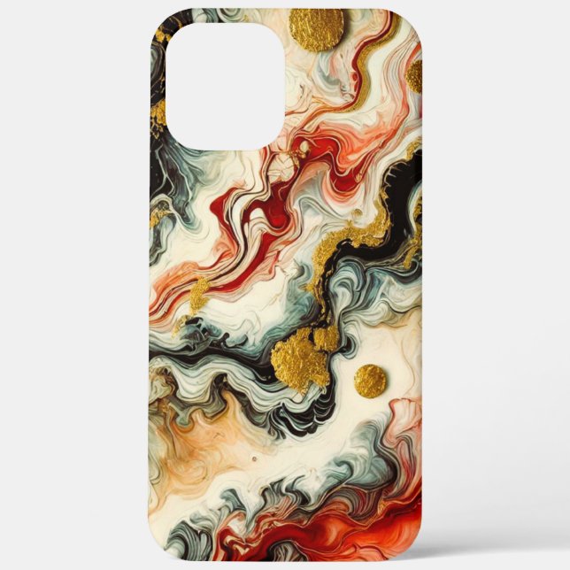 Funda De Case-Mate Para iPhone Goldene Flüsse (Reverso )