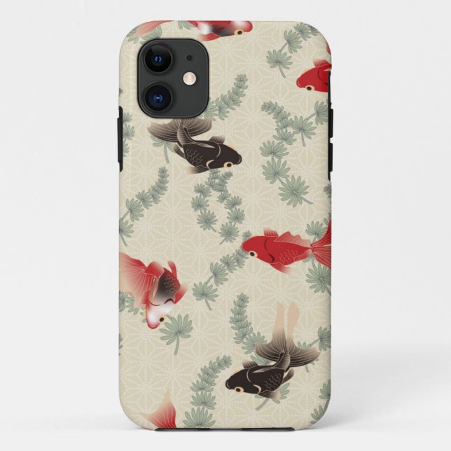 Funda De Case-Mate Para iPhone Goldfish japonés (Reverso)
