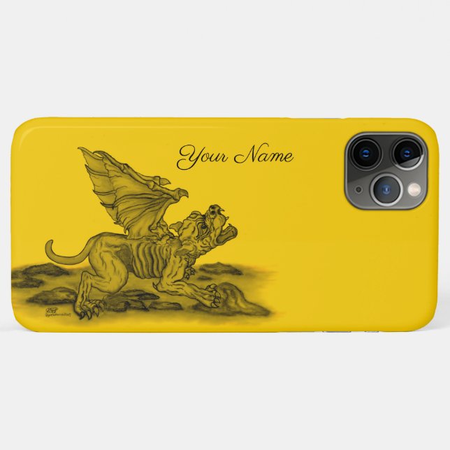 Funda De Case-Mate Para iPhone Golem Gargoyle (Reverso (horizontal))