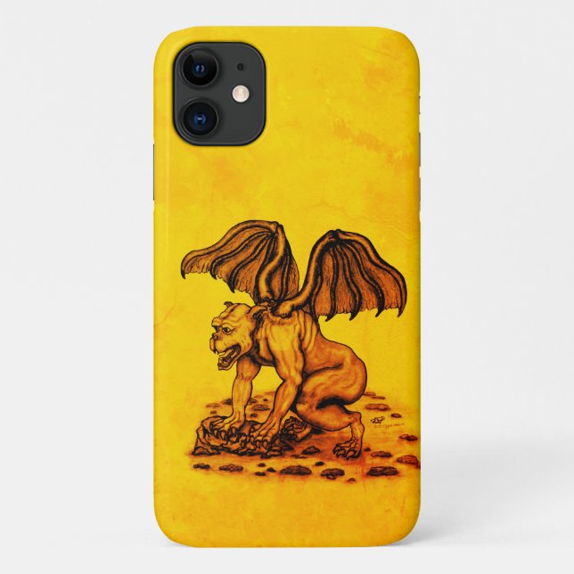 Funda De Case-Mate Para iPhone Golem Gargoyle (Reverso)