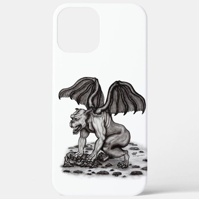 Funda De Case-Mate Para iPhone Golem Gargoyle (Reverso )