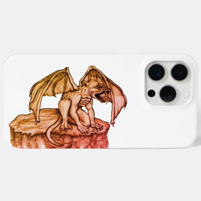 Funda De Case-Mate Para iPhone Golem Gargoyle (Reverso (Horizontal))