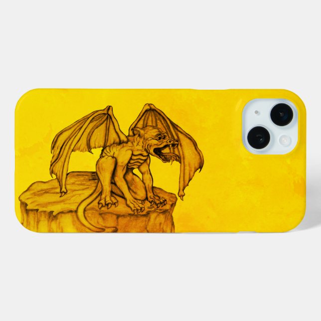 Funda De Case-Mate Para iPhone Golem Gargoyle (Reverso (Horizontal))