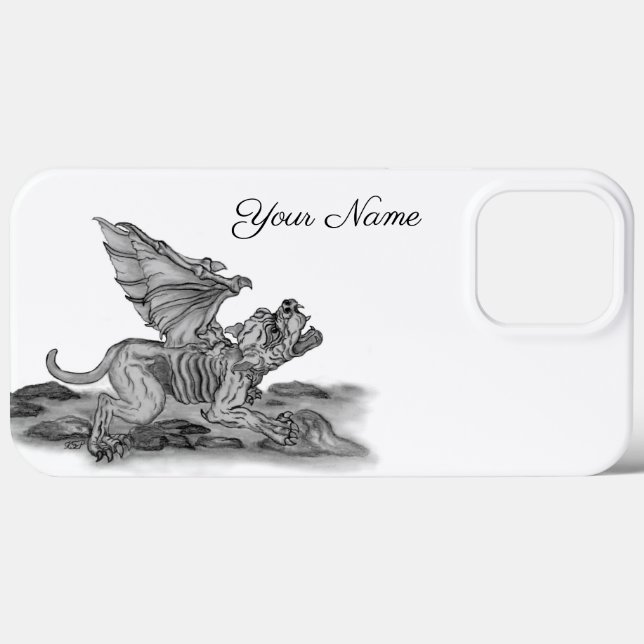 Funda De Case-Mate Para iPhone Golem Gargoyle (Reverso  (Horizontal))